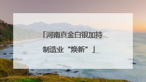 河南真金白银加持制造业“焕新”